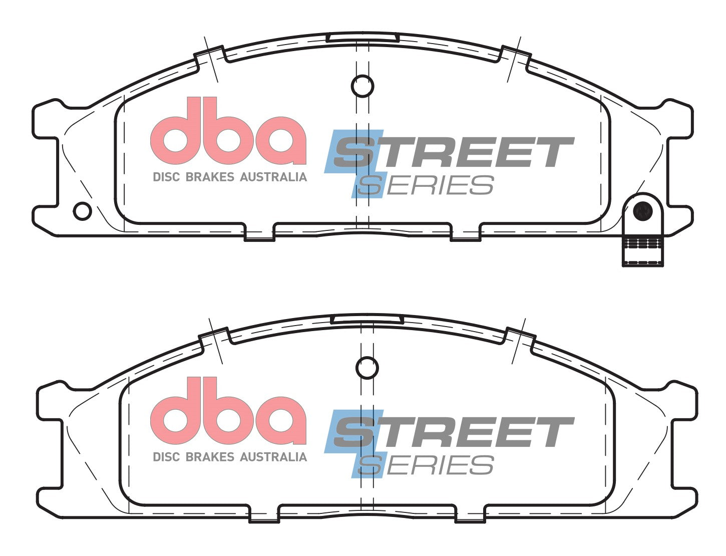 DB438SS - DBA Street Series Brake Pads; Front
