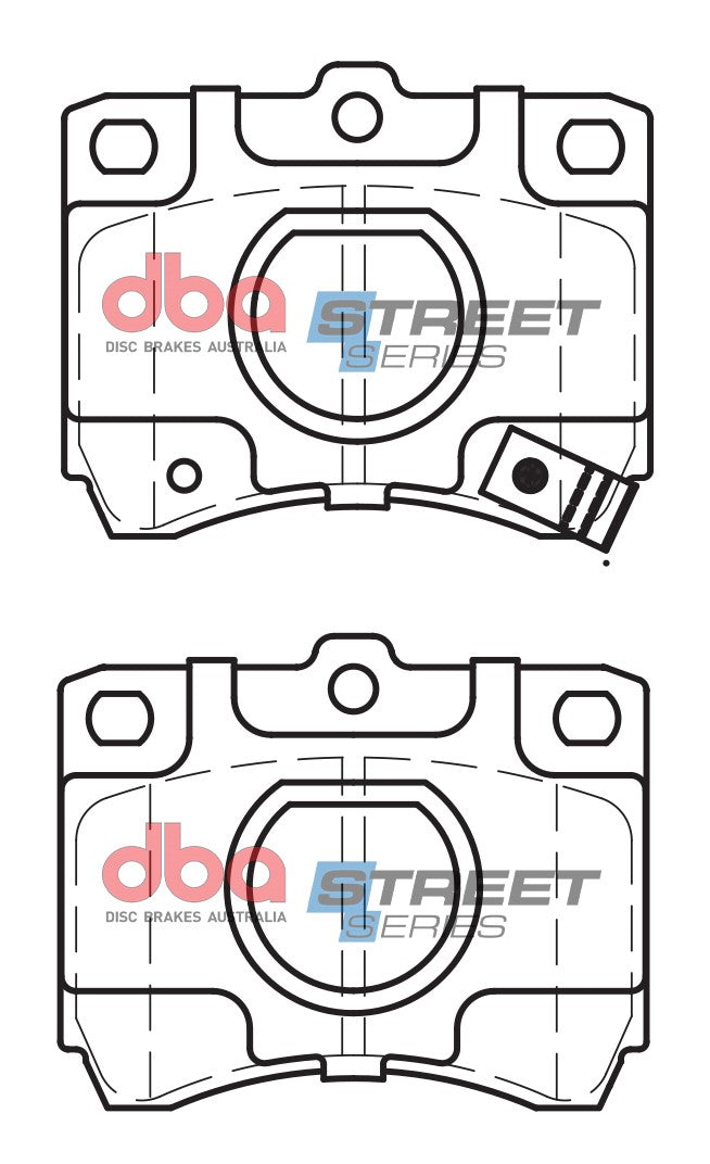 DB442SS - DBA Street Series Brake Pads; Front