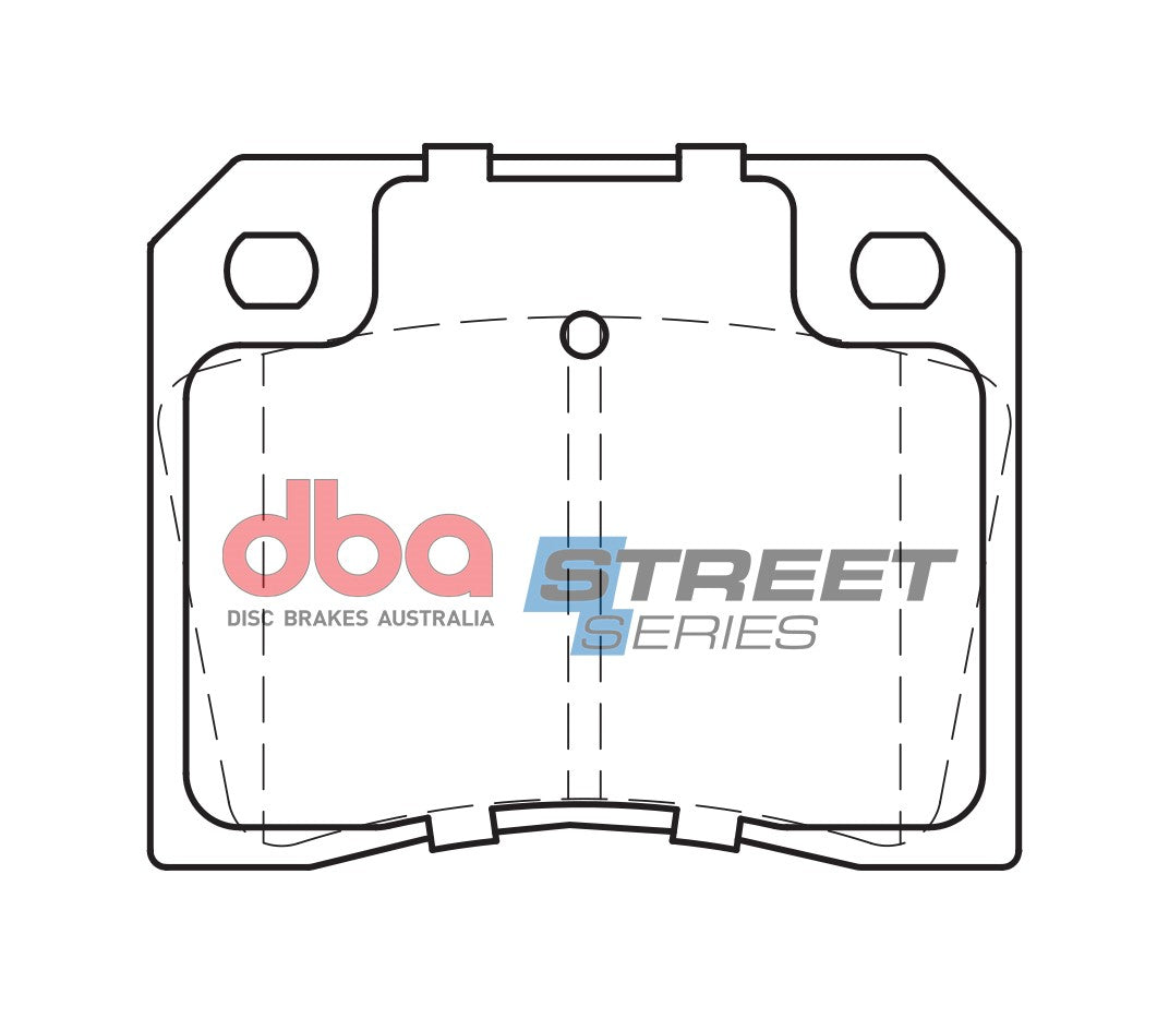 DB521SS - DBA Street Series Brake Pads; Rear