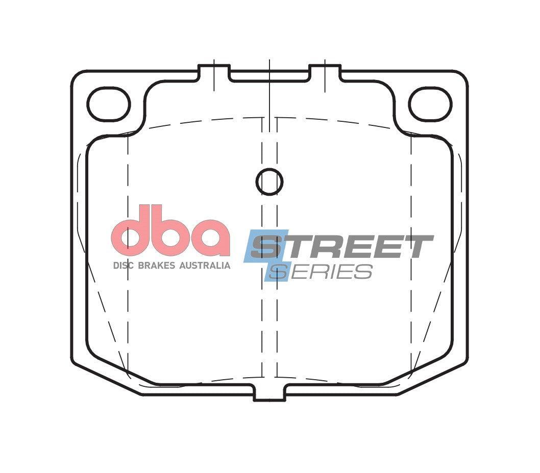 DB525SS - DBA Street Series Brake Pads; Front