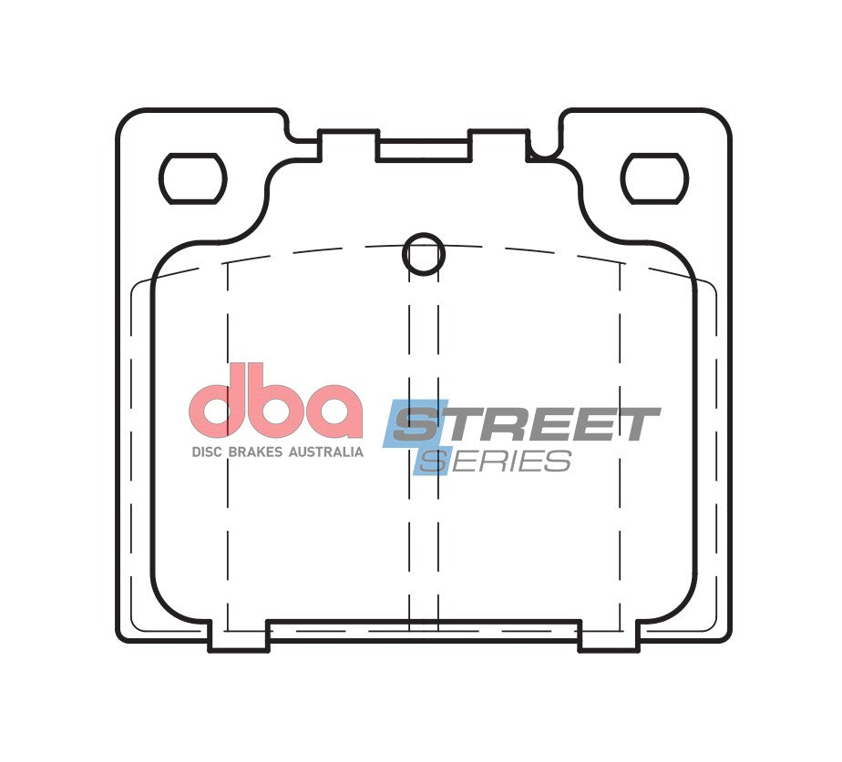 DB538SS - DBA Street Series Brake Pads; Front
