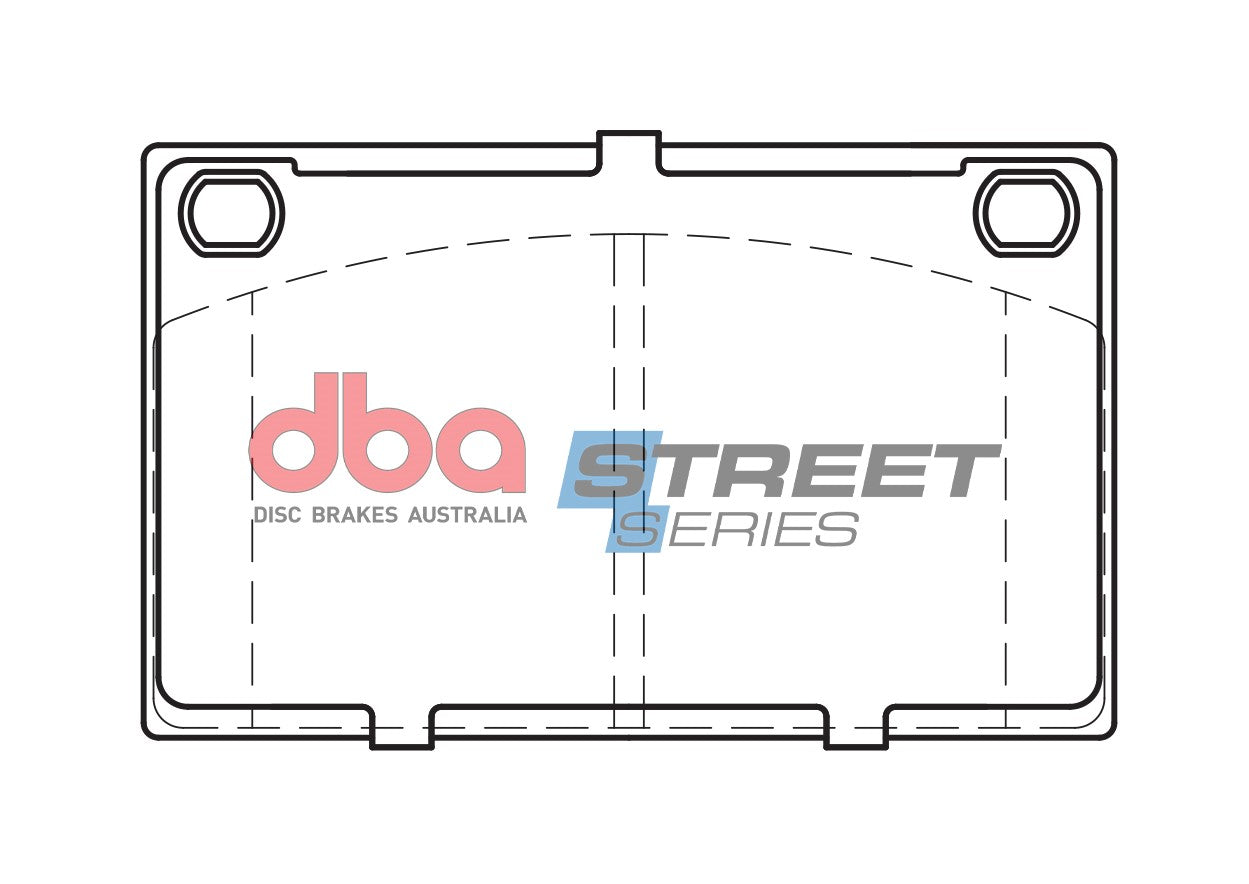DB549SS - DBA Street Series Brake Pads; Front
