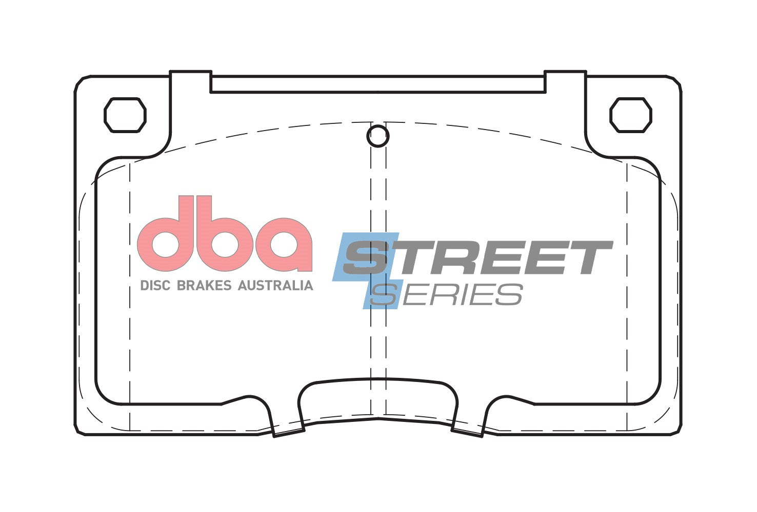 DB585SS - DBA Street Series Brake Pads; Front