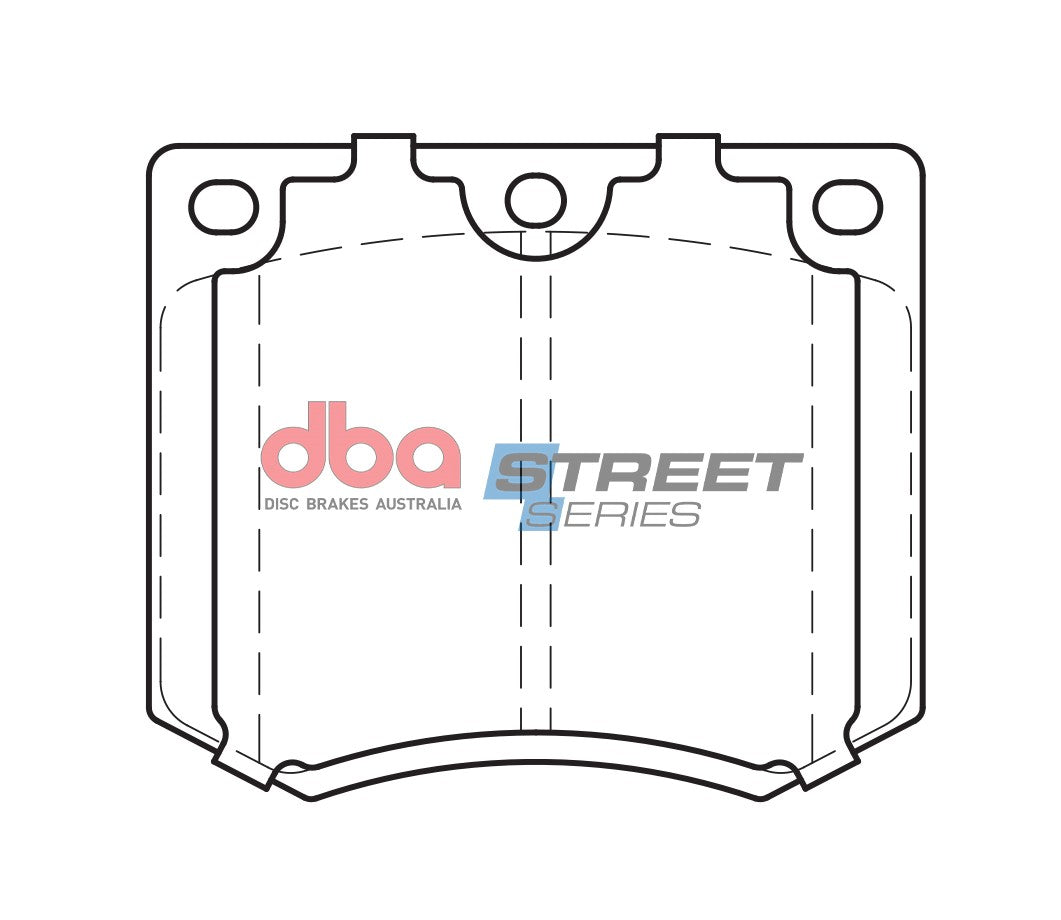 DB625SS - DBA Street Series Brake Pads; Front