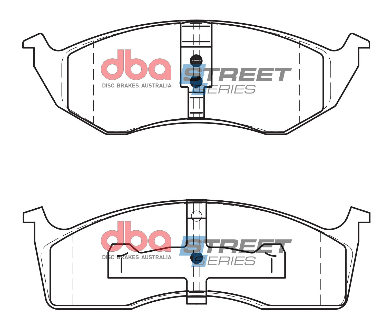 DB7470ASS - DBA Street Series Brake Pads; Front