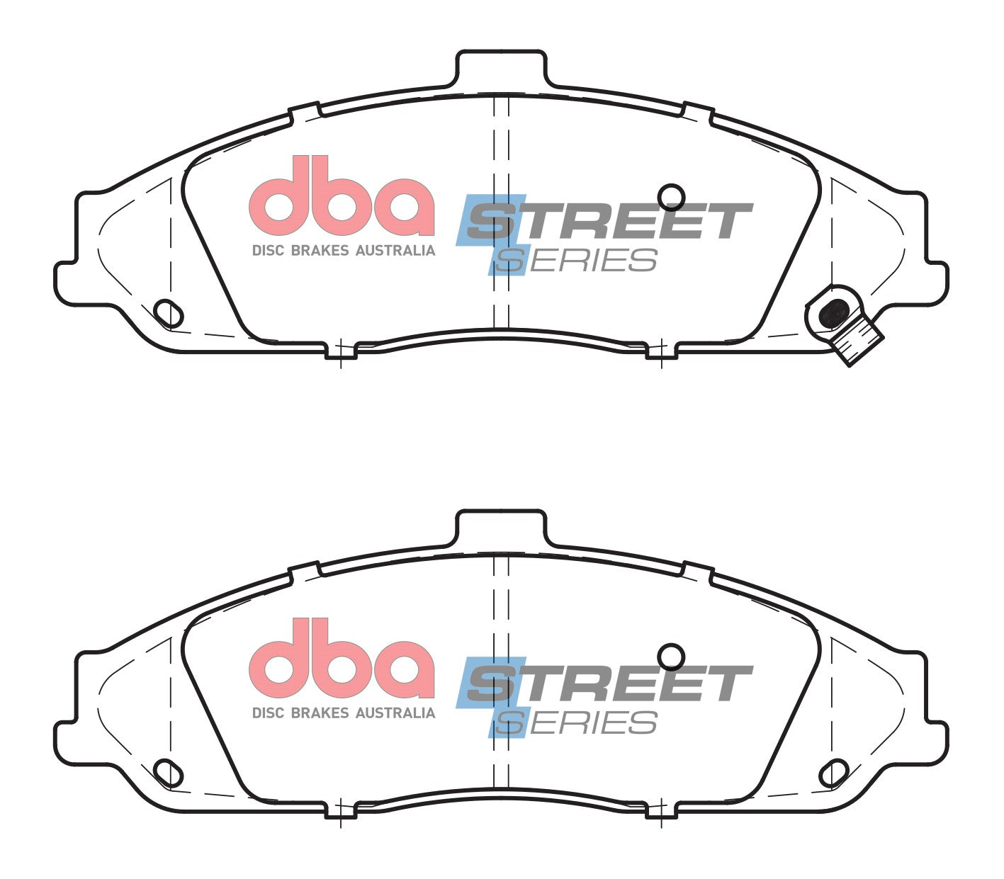 DB7599SS - DBA Street Series Brake Pads; Front