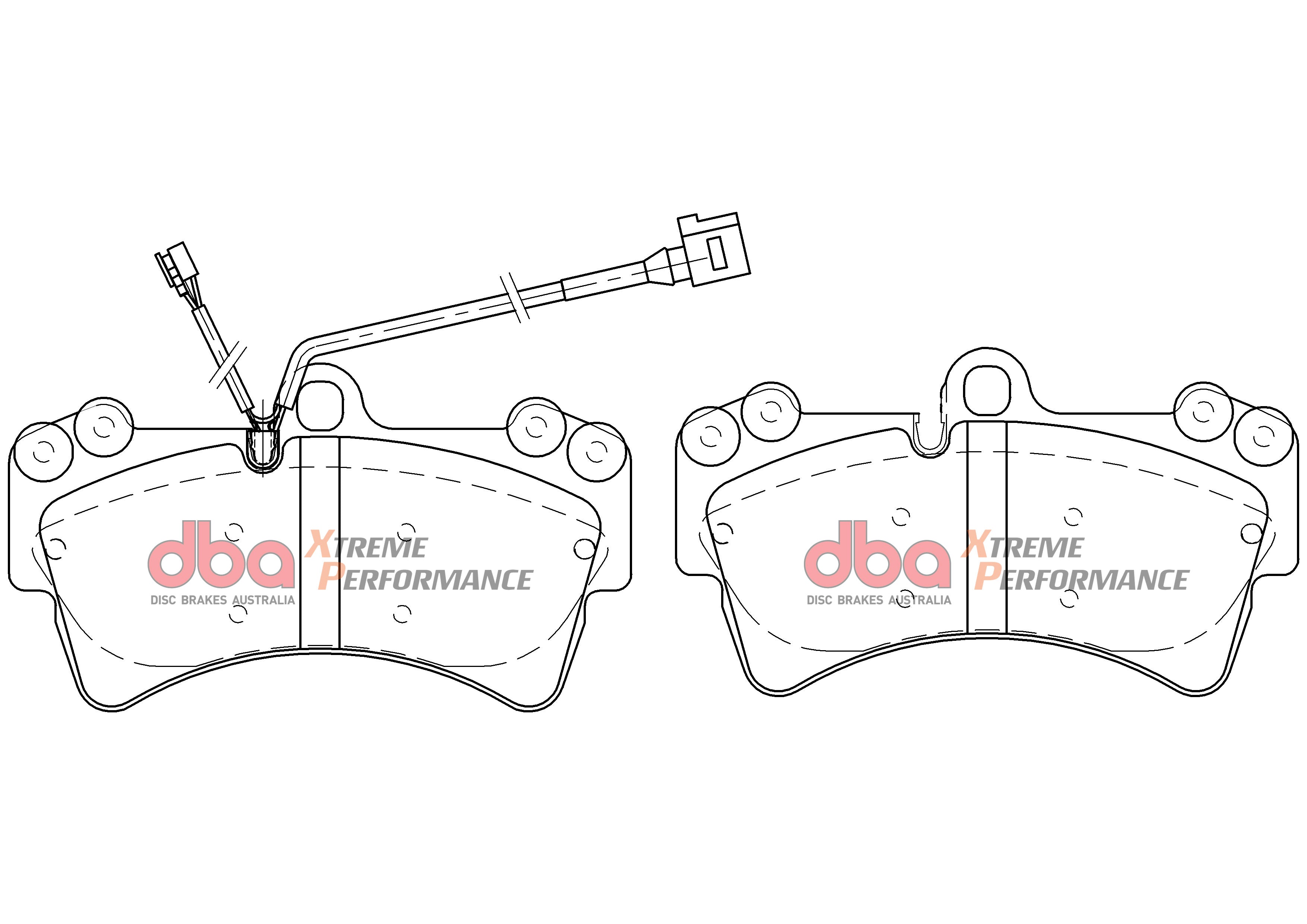 DB7878XP - DBA Xtreme Performance Brake Pads; Front