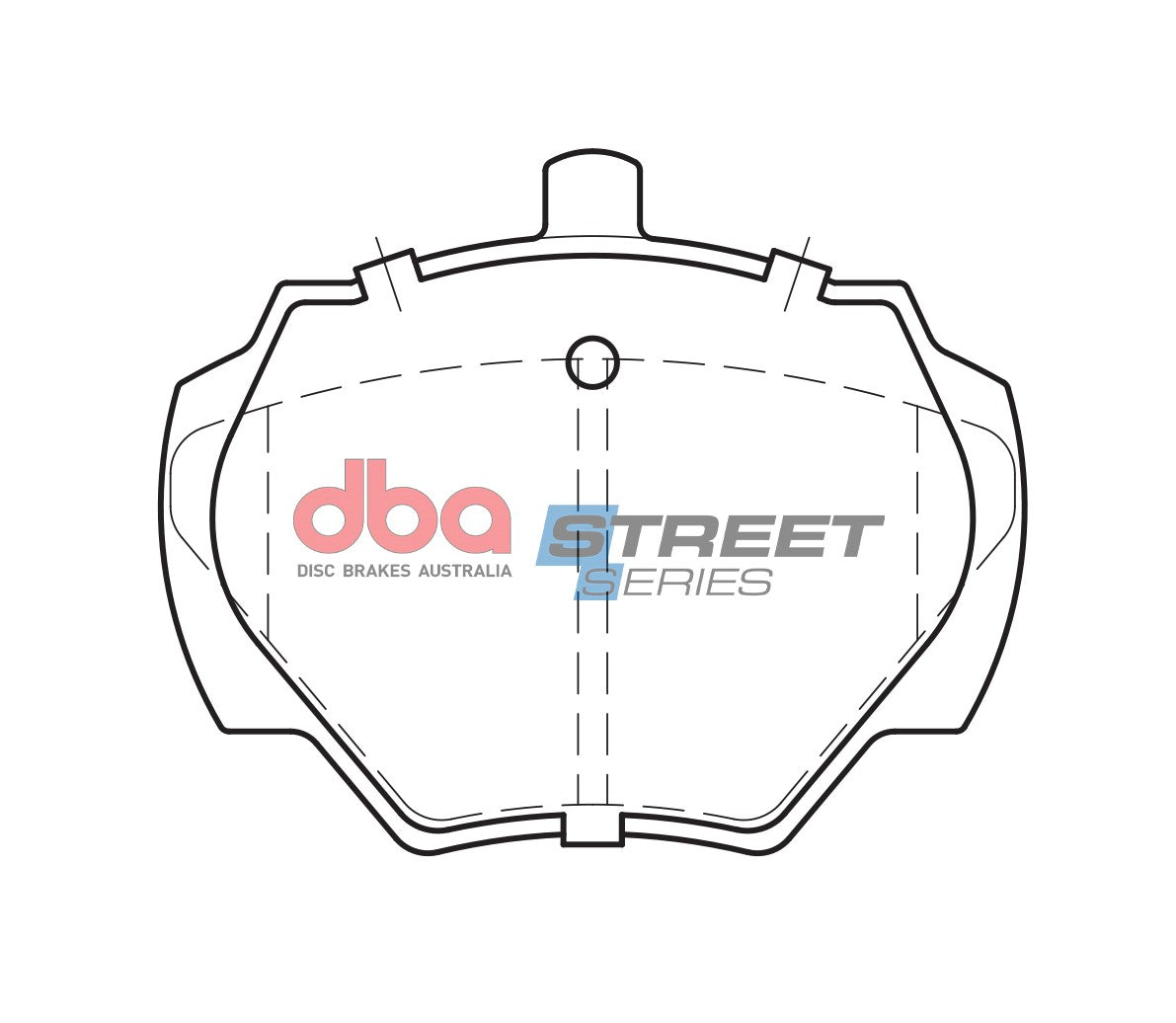 DB843SS - DBA Street Series Brake Pads; Rear