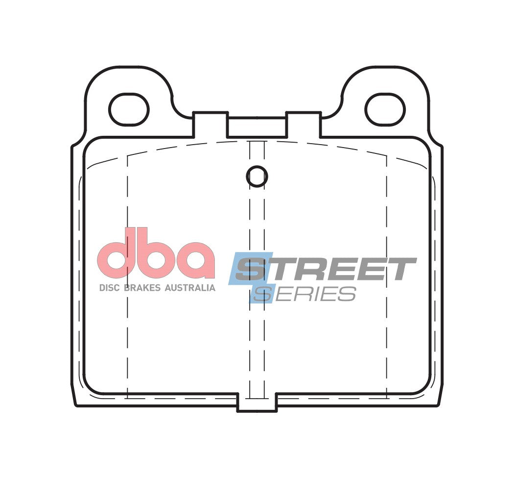DB84SS - DBA Street Series Brake Pads; Front