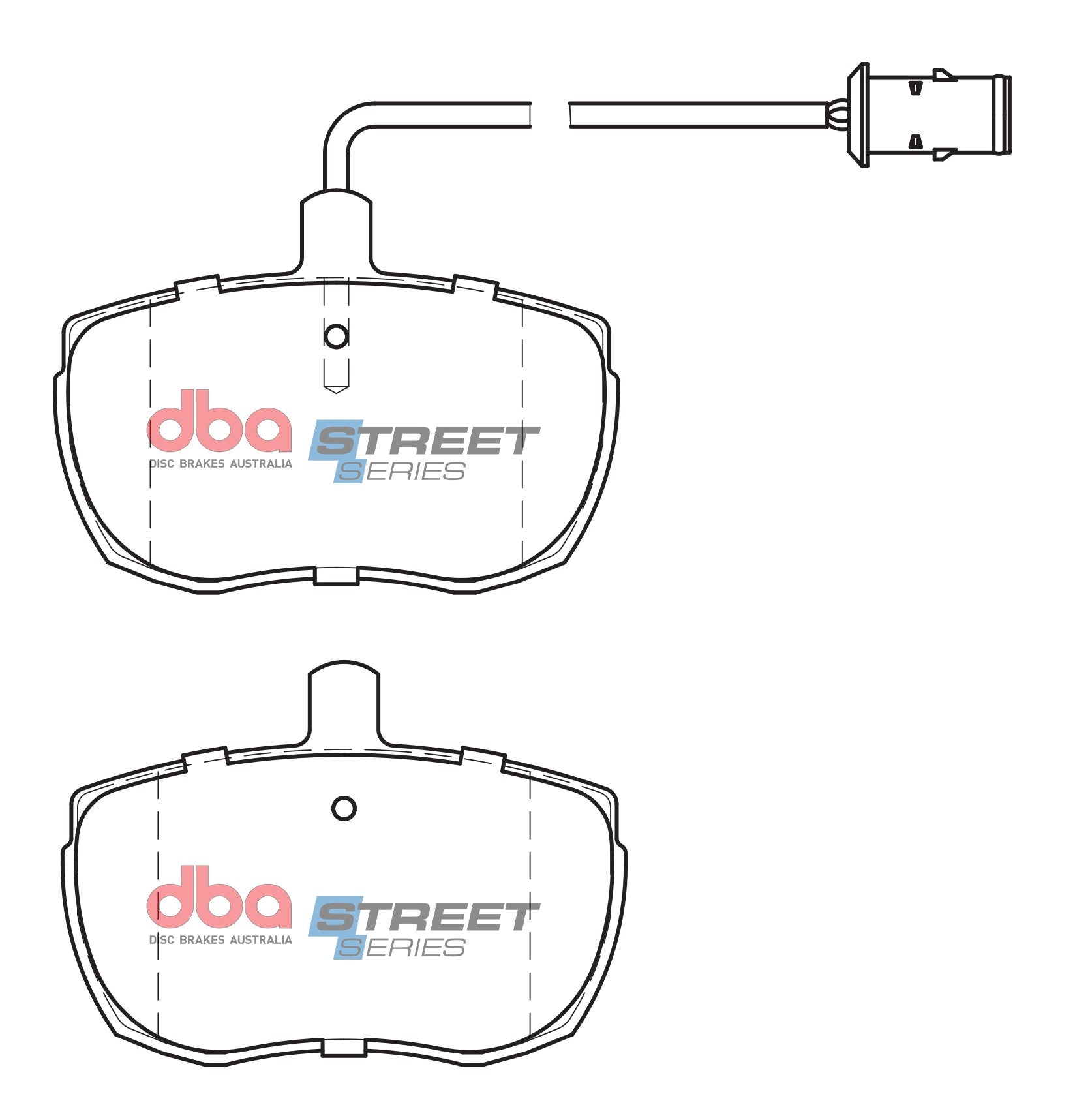 DB885SS - DBA Street Series Brake Pads; Front