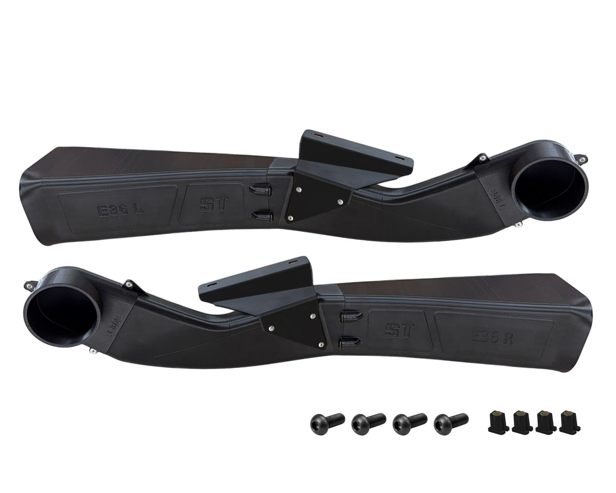 ST Trackparts BMW E36 Chassis Mounted Brake Cooling Ducts - product image 1