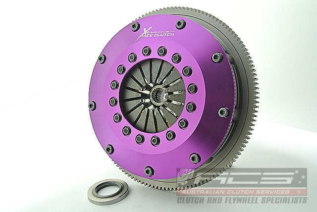 Xtreme Performance - 200mm Rigid Ceramic Twin Plate Clutch Kit Incl Flywheel 1200Nm