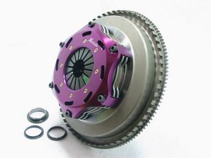 Xtreme Performance - 184mm Rigid Ceramic Twin Plate Clutch Kit Incl Flywheel 1220Nm