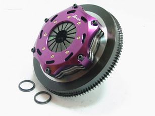 Xtreme Performance - 184mm Rigid Ceramic Twin Plate Clutch Kit Incl Flywheel 1220Nm
