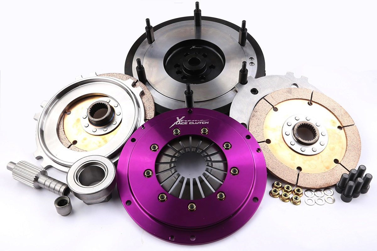 Xtreme Performance - 200mm Rigid Ceramic Twin Plate Clutch Kit Incl Flywheel 1200Nm