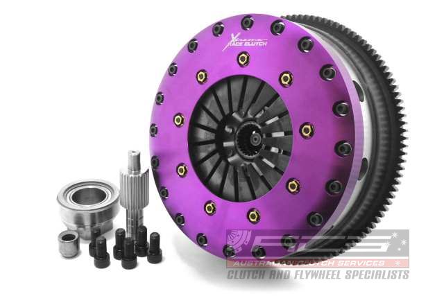 Xtreme Performance - 230mm Organic Twin Plate Clutch Kit Incl Flywheel 1200Nm