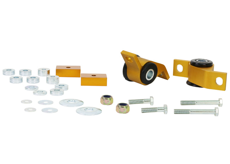 Whiteline Control Arm Lower - Inner Rear Bushing Kit-Double Offset - Subaru Impreza WRX STI - KCA359 - KCA359 - image 2