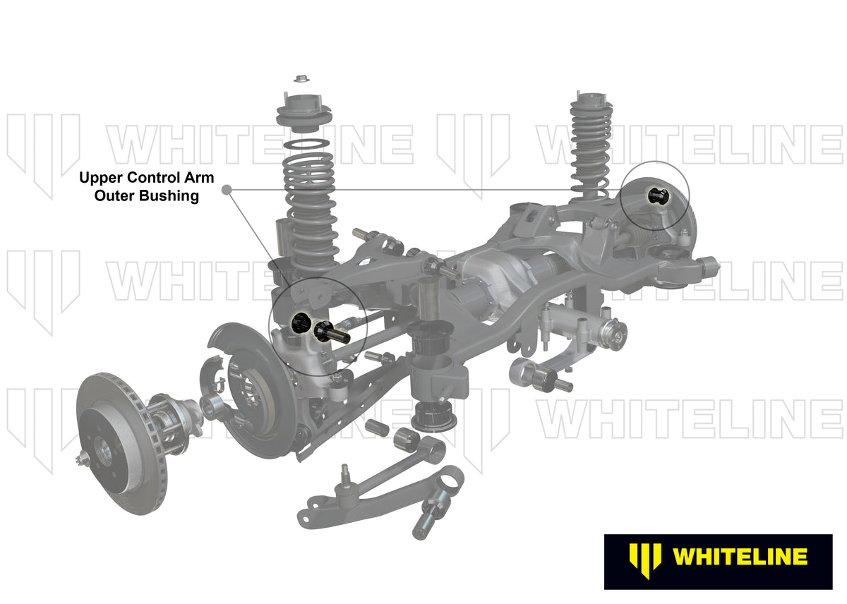 Whiteline Control Arm Upper - Outer Bushing Kit-Double Offset - Subaru Legacy / Liberty / Outback - KCA399 - image 4