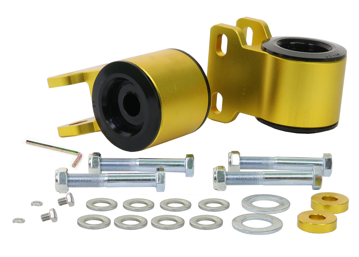 Whiteline Control Arm Lower - Inner Rear Bushing Kit-Double Offset - KCA428 - KCA428