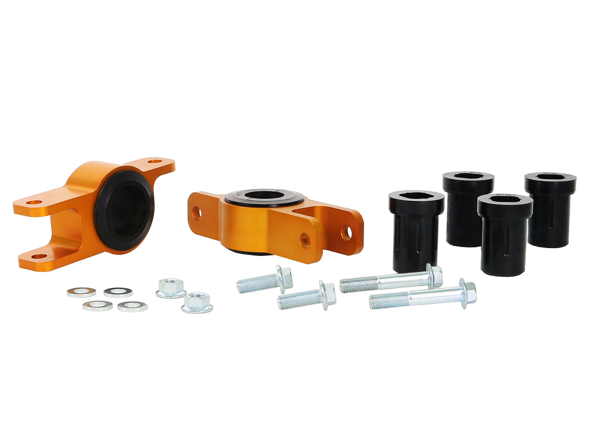 Whiteline Control Arm Lower - Inner Rear Bushing Kit-Double Offset - Honda Civic Type R FK8 - KCA467 - image 2