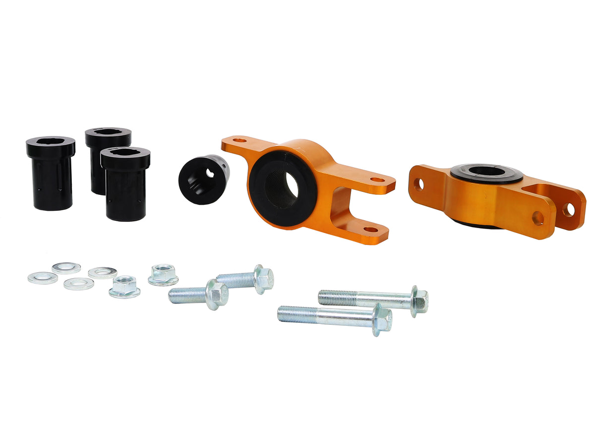 Whiteline Control Arm Lower - Inner Rear Bushing Kit-Double Offset - Honda Civic Type R FK8 - KCA467
