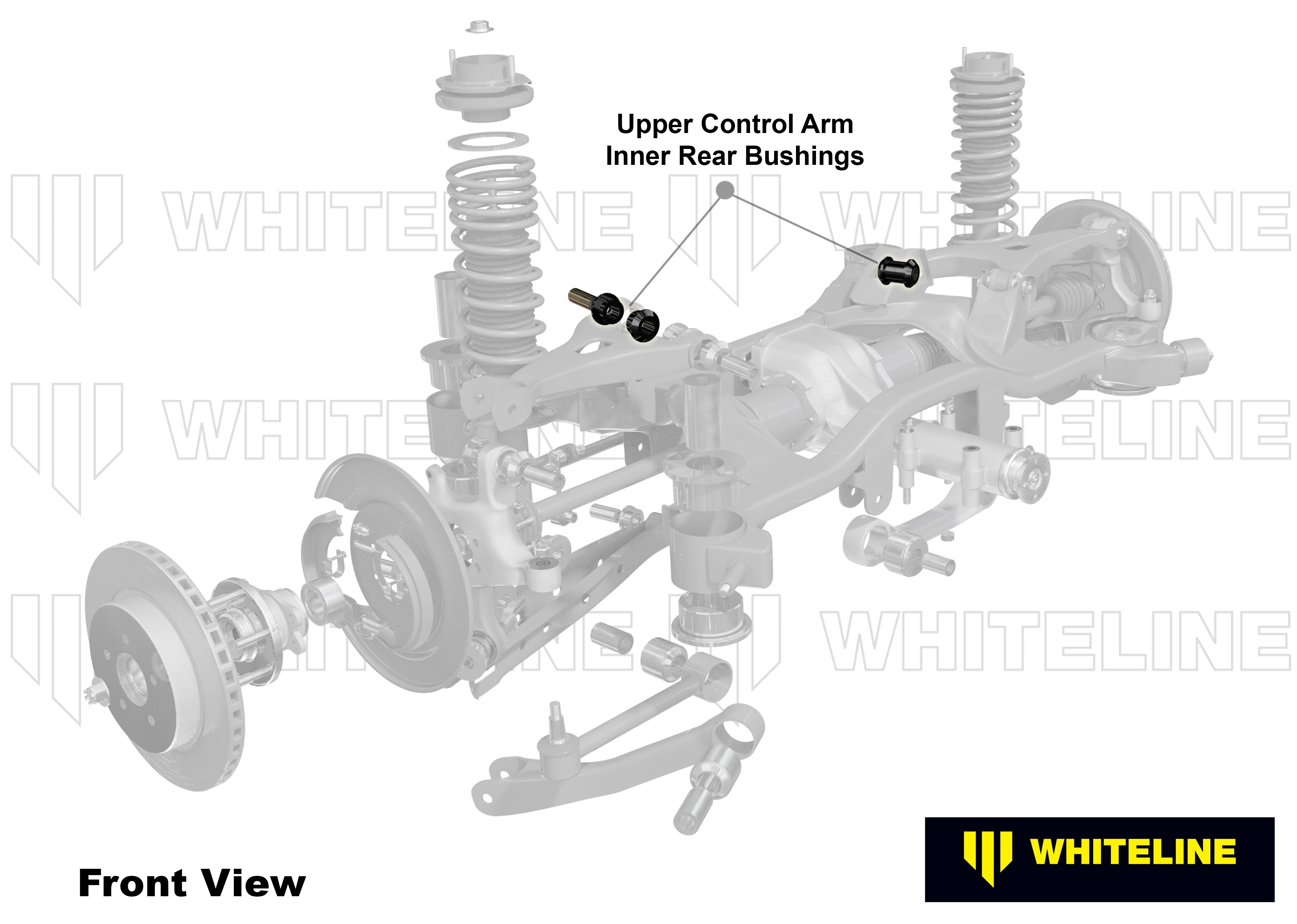 Whiteline Control Arm Upper - Inner Rear Bushing Kit - Mitsubishi Lancer - KCA470 - image 4