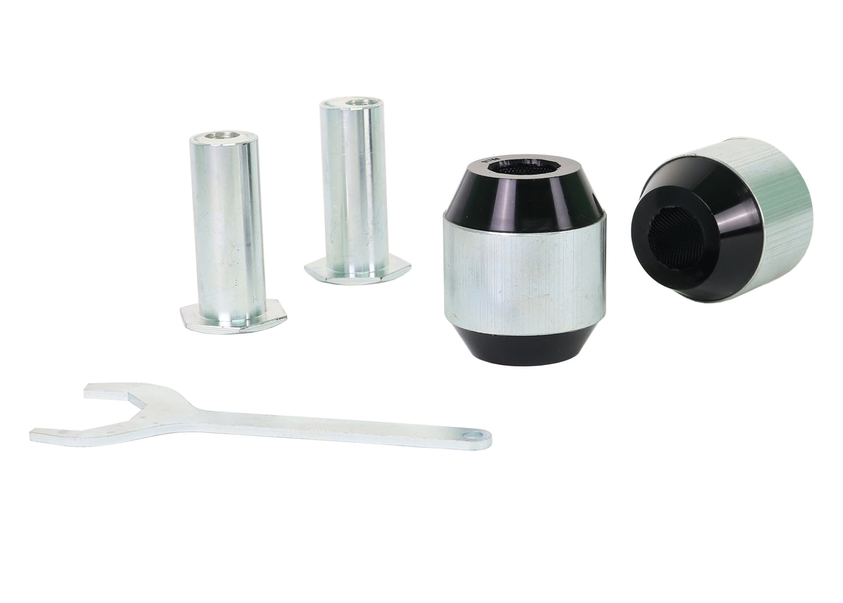 Whiteline Radius Arm Lower - Bushing Kit-Double Offset - Ford Mustang S550 - KCA486