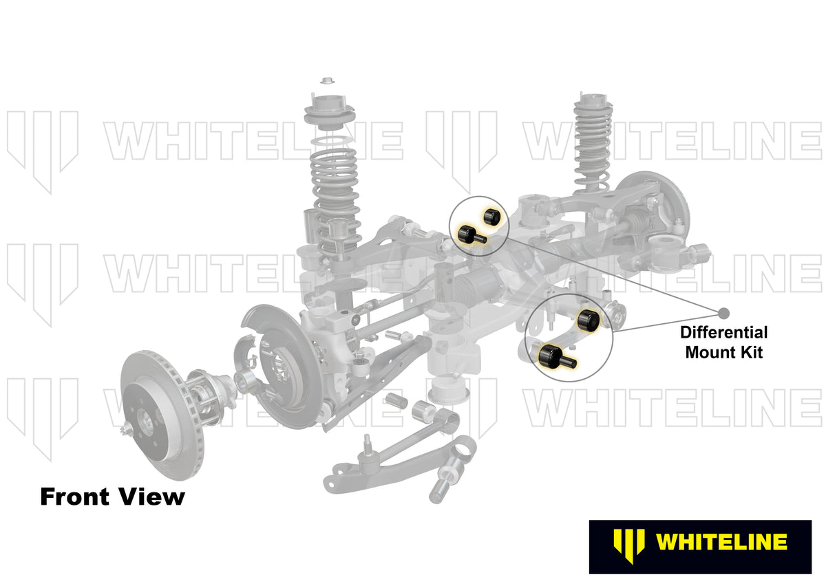 Whiteline Differential Mount - Bushing Kit - BMW 3 / X3 / Z4 - KDT982 - image 4