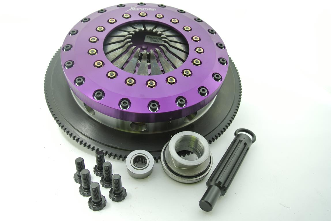 Xtreme Performance - 230mm Rigid Ceramic Twin Plate Clutch Kit Incl Flywheel 1800Nm