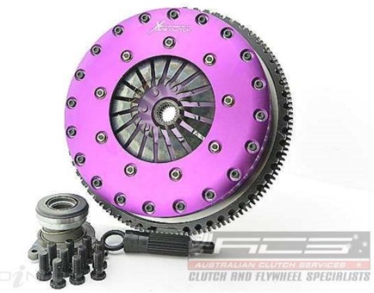 Xtreme Performance - 230mm Rigid Ceramic Twin Plate Clutch Kit Incl Flywheel & CSC 1800Nm
