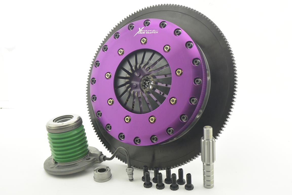 Xtreme Performance - 230mm Organic Twin Plate Clutch Kit Incl Flywheel & CSC 1200Nm