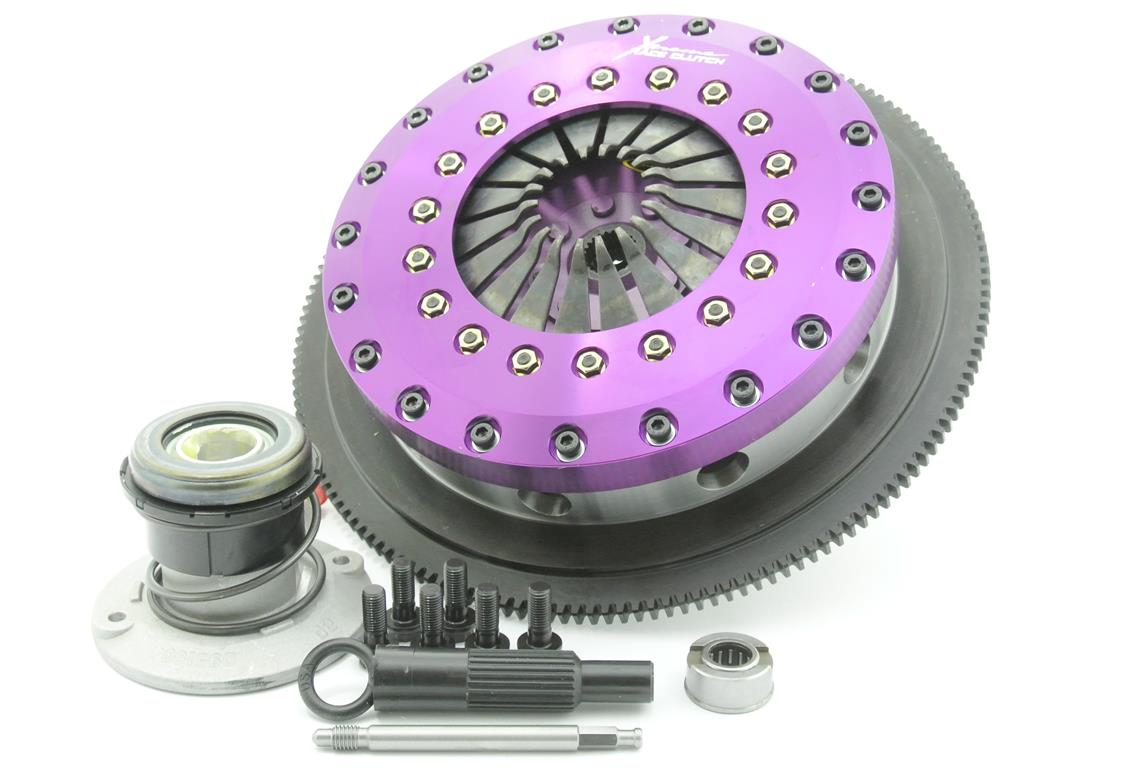 Xtreme Performance - 230mm Rigid Ceramic Twin Plate Clutch Kit Incl Flywheel & CSC 1800Nm