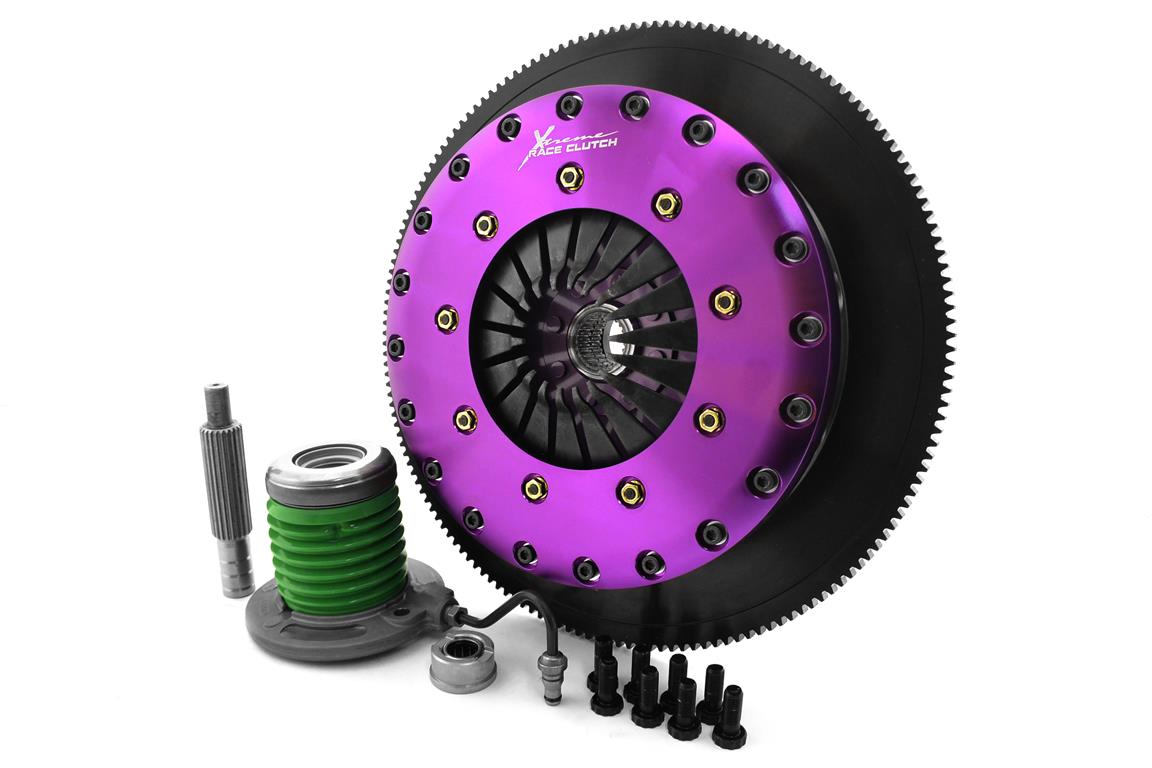 Xtreme Performance - 230mm Organic Twin Plate Clutch Kit Incl Flywheel & CSC 1200Nm