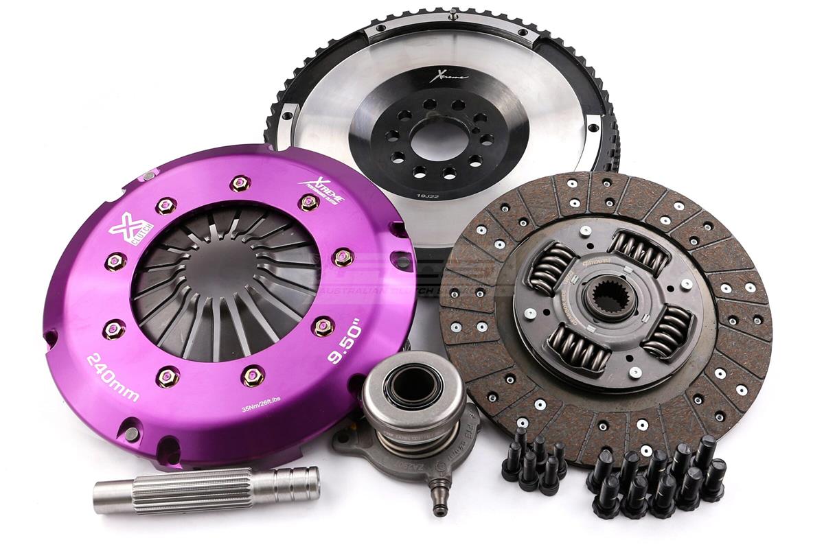 Clutch Kit - Xtreme Performance Heavy Duty Organic 600Nm  Conversion kit Dual-mass to solid flywheel