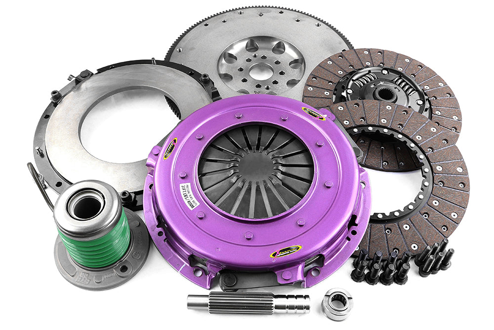 Xtreme Performance - 270mm Organic Twin Sprung Plate Clutch Kit Incl Flywheel & CSC 1000Nm