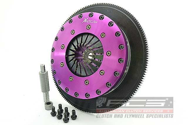 Xtreme Performance - 230mm Rigid Ceramic Twin Plate Clutch Kit Incl Flywheel 1800Nm