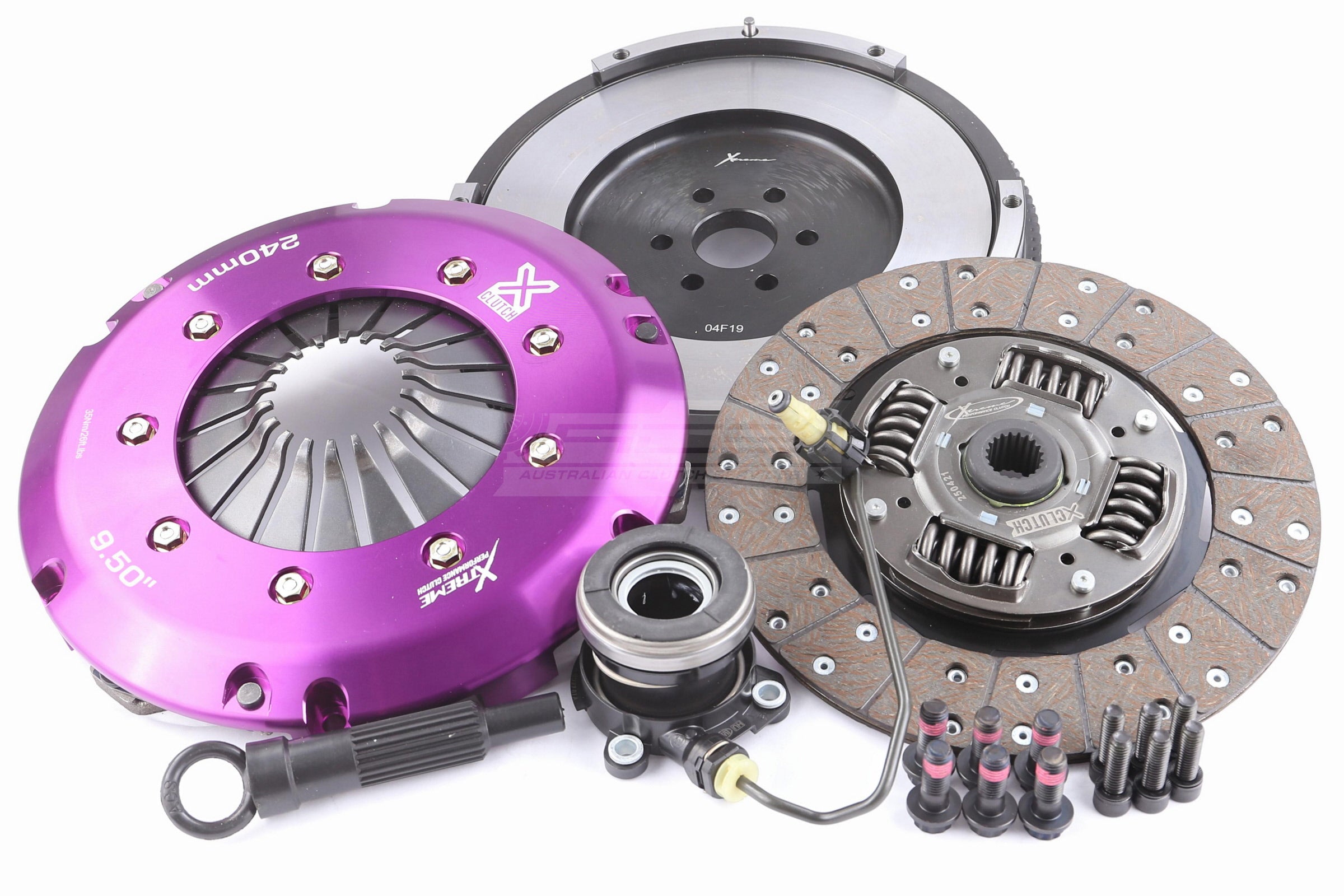 Clutch Kit - Xtreme Performance Heavy Duty Organic Incl Flywheel & CSC 600Nm Conversion kit Dual-mass to solid flywheel