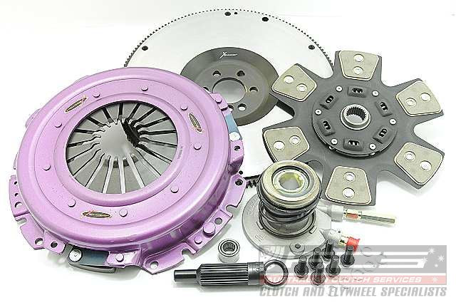 Clutch Kit - Xtreme Performance Heavy Duty Sprung Ceramic Incl Flywheel & CSC 1062Nm