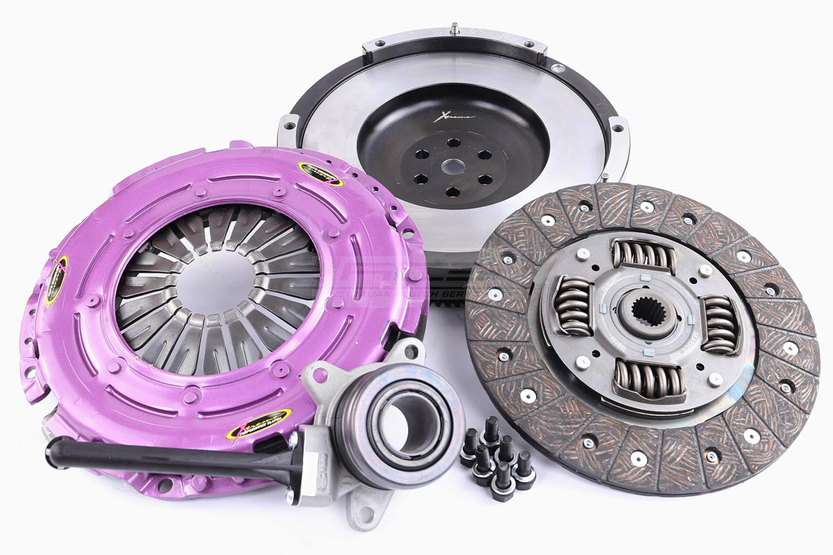 Clutch Kit - Xtreme Performance Heavy Duty Organic Conversion kit to solid flywheel  360Nm