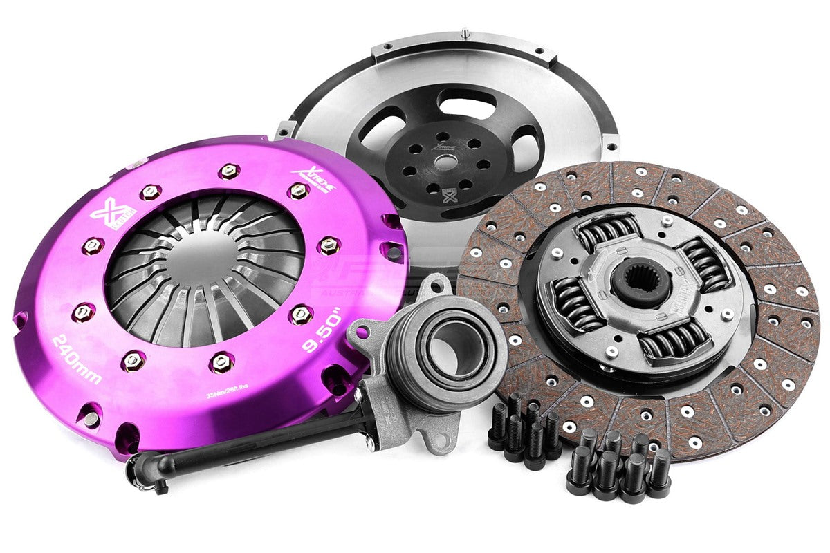 Clutch Kit - Xtreme Performance Heavy Duty Organic Incl Flywheel & CSC 600Nm Conversion kit Dual-mass to solid flywheel