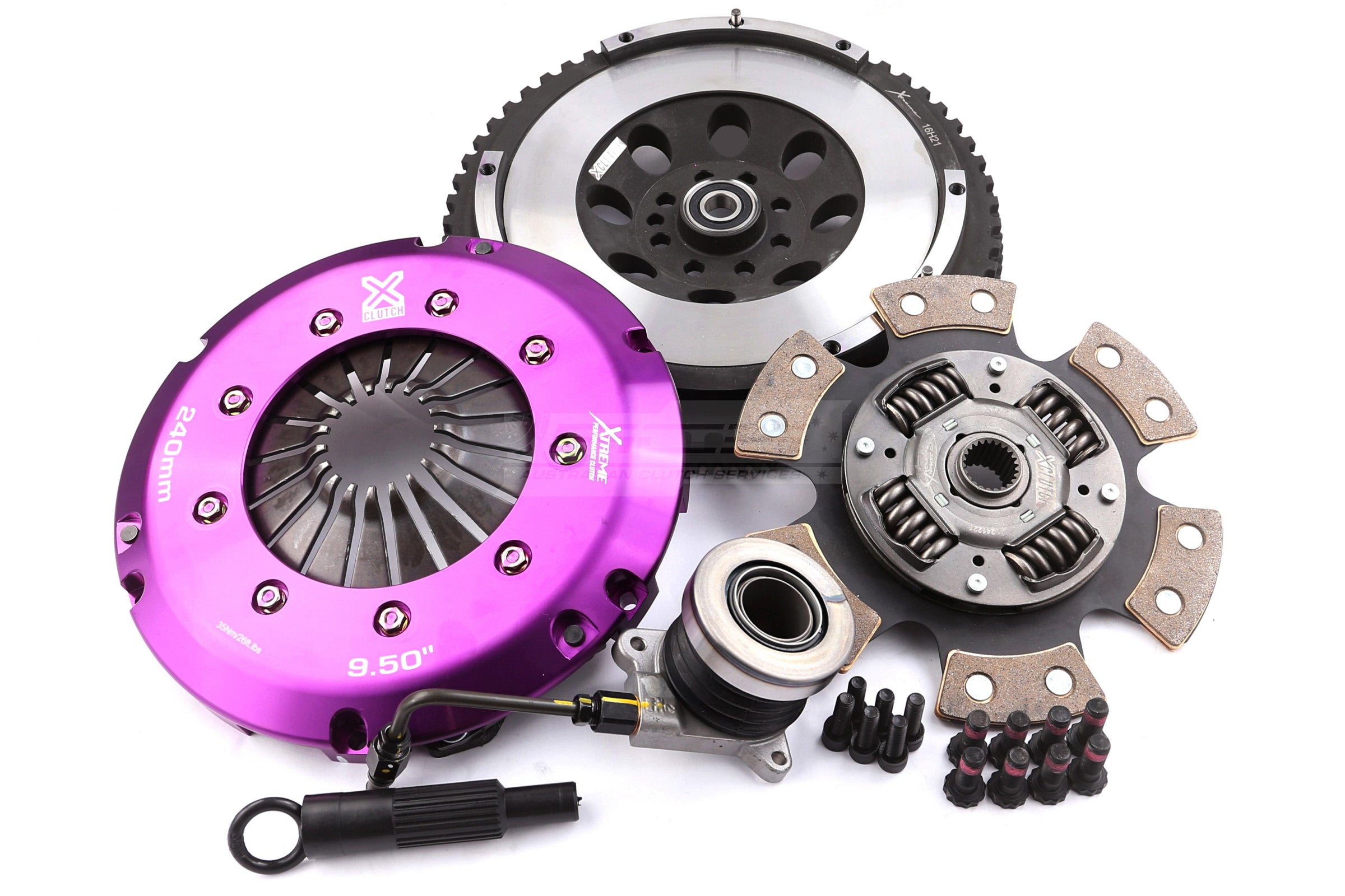 Clutch Kit - Xtreme Performance Race Sprung Ceramic Incl Flywheel & CSC 910Nm