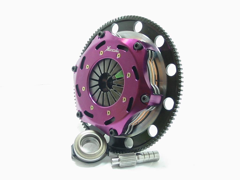 Xtreme Performance - 184mm Rigid Ceramic Twin Plate Clutch Kit Incl Flywheel 1220Nm