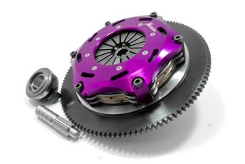 Xtreme Performance - 184mm Rigid Ceramic Twin Plate Clutch Kit Incl Flywheel 1220Nm