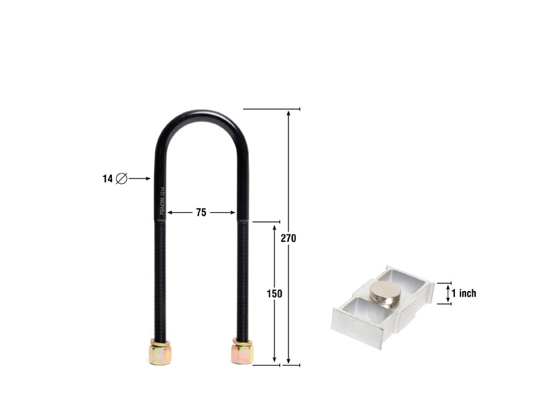 Whiteline Lowering Block - Kit 1"" - KLB106-10 - image 2