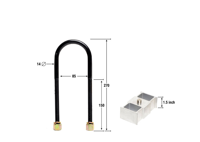 Whiteline Lowering Block - Kit 1.5"" - KLB108-15 - KLB108-15 - image 2