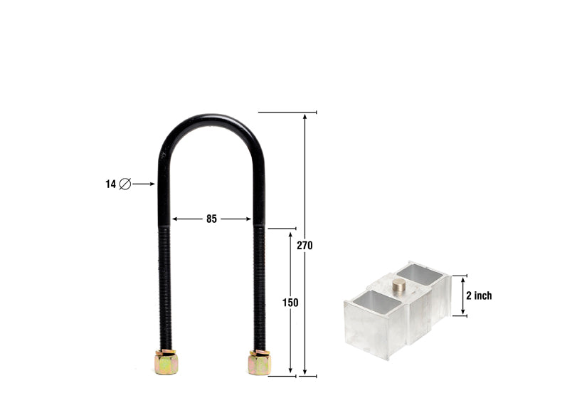 Whiteline Lowering Block - Kit 2"" - KLB108-20 - KLB108-20 - image 2