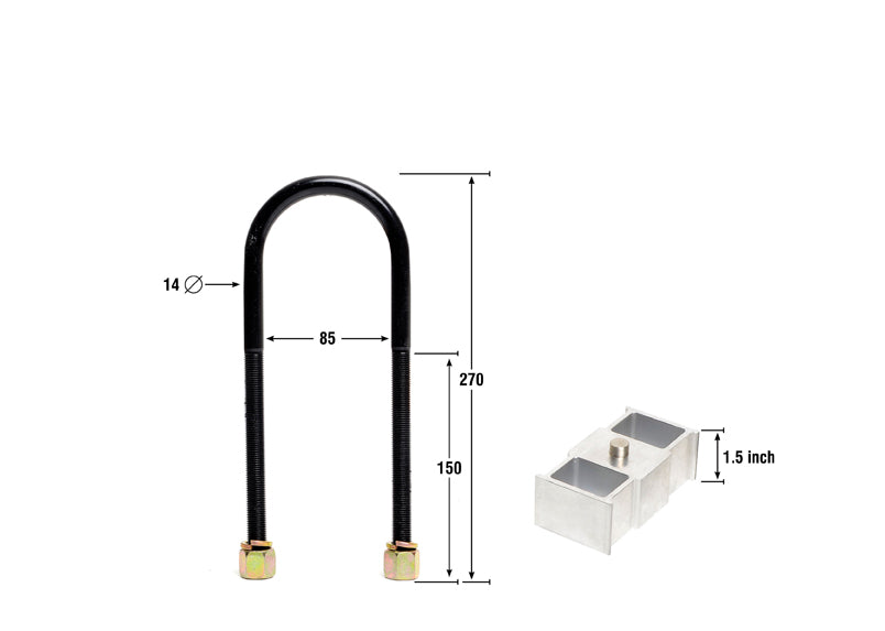 Whiteline Lowering Block - Kit 1.5"" - KLB109-15 - KLB109-15 - image 2