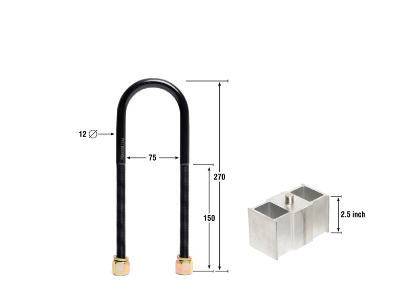 Whiteline Lowering Block - Kit 2.5"" - KLB110-25 - KLB110-25 - image 2