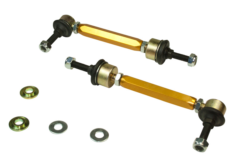 Whiteline SWAY BAR LINK KIT H/DUTY ADJ STEEL BALL - WHILE STOCK LASTS - Ford Maverick / Nissan Patrol - KLC114