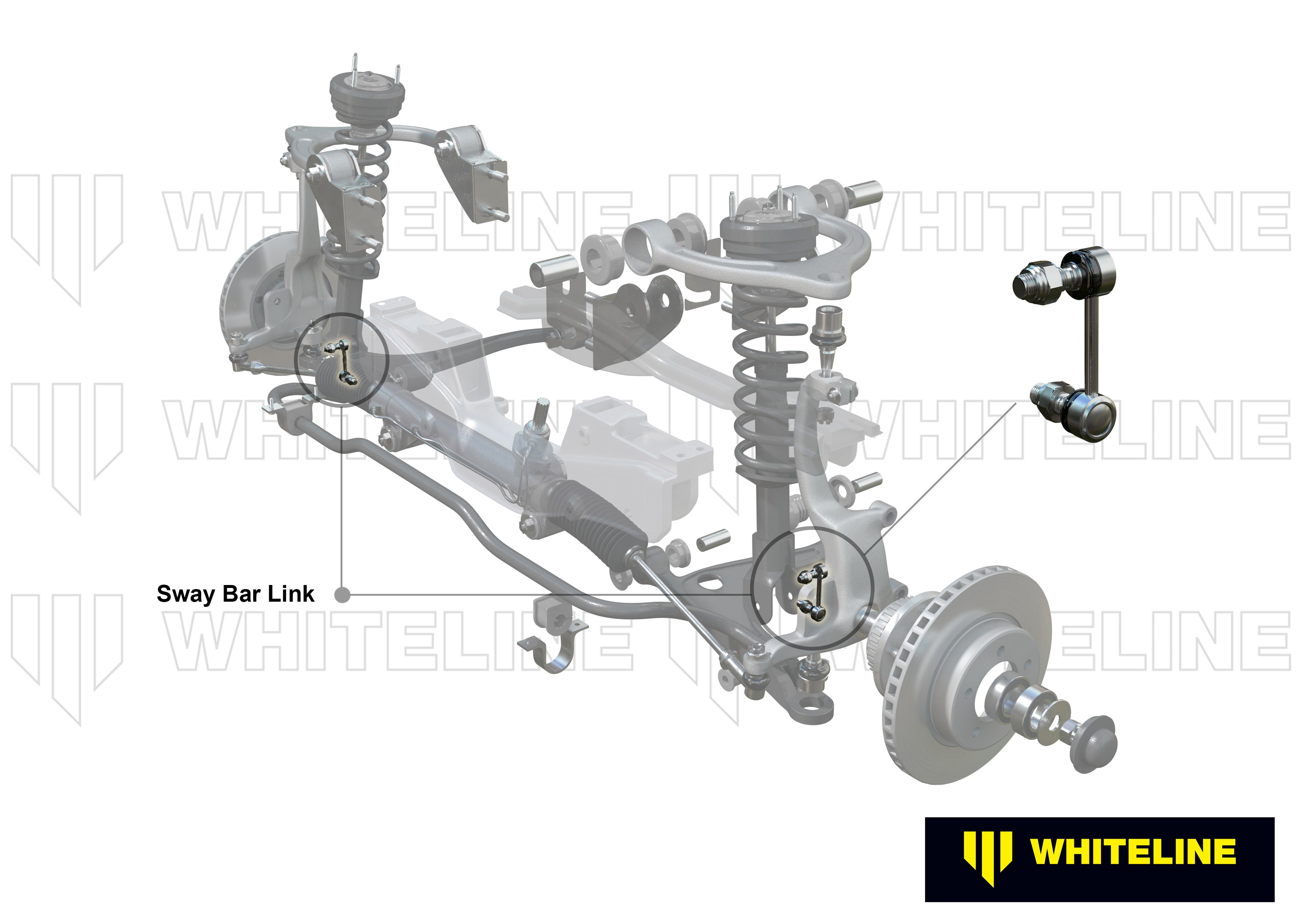 Whiteline Sway Bar Link - Assembly - Eunos Roadster / Mazda MX-5 / Universal Products Sway Bar Products - KLC203 - image 4